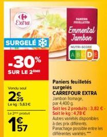 surgelés Carrefour