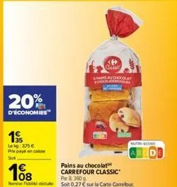 pains au chocolat carrefour