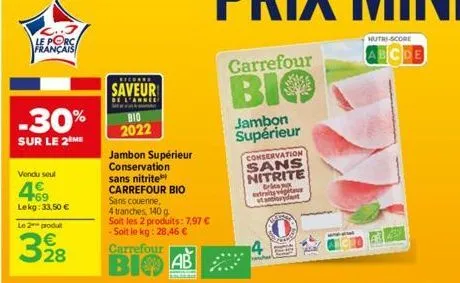 jambon carrefour