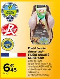 poulet fermier Carrefour