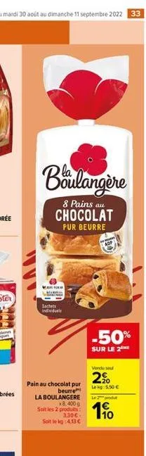 pains au chocolat la boulangére