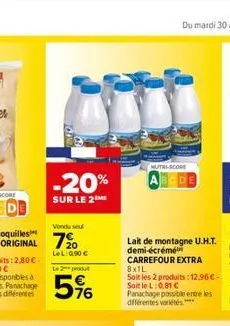 lait carrefour