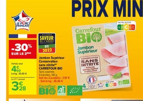 jambon Carrefour