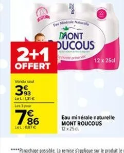 eau mont roucous