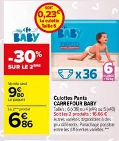 culotte carrefour