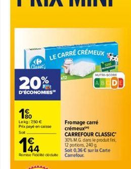 fromage Carrefour