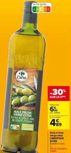 huile d'olive vierge Carrefour