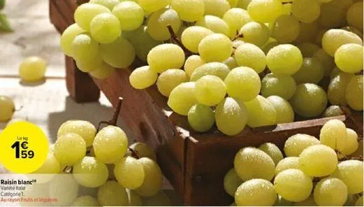 lekg  59  raisin blanc var  catégotet aurayon fruits et légum  
