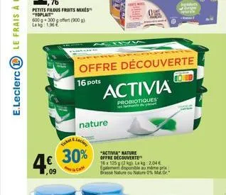 fruits activia