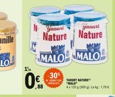 yaourt nature 