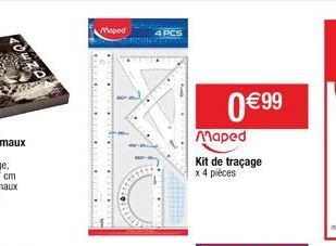 Moped  Maped Kit de traçage  x 4 pièces  0 € 99 