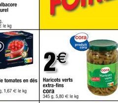 haricots verts Cora