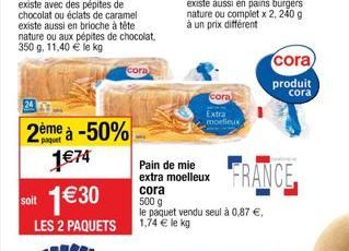 pain de mie Cora