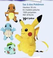 sac à dos Pokemon