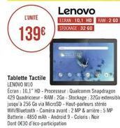 tablette Lenovo