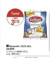 mozzarella Galbani