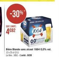 SOIT L'UNITE:  4€82  -30%"  -42554  1664 