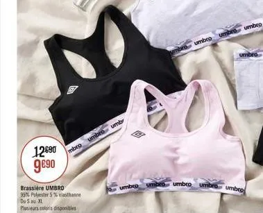 12690 9€90  brassière umbro  95% polyester 5% elasthanne  du s au xl  plusieurs coloris disponibles  mbro  umbro umbr  umbro umbro umbro umbro  umbro umbro umbro umbro umbro 