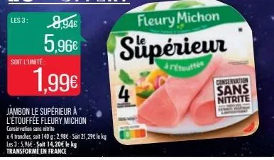 jambon fleury michon