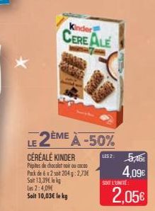 chocolat noir Kinder