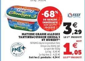 offe  pouk  shubert  omega 3  decennarts  fonden  omega 3.  pme  ngage  couverts  -68%  de remise immédiate sur le 2  produit  feef  € 