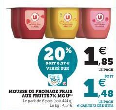 mousse de fromage frais 