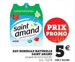 eau saint amand