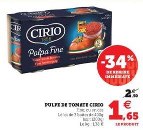 soldes Cirio