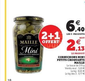 cornichons Maille