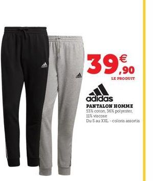 pantalon homme Adidas