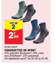 chaussettes de sport 