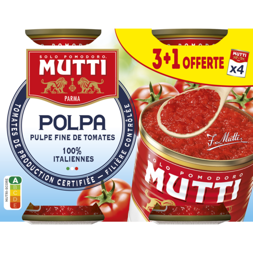 PULPE FINE DE TOMATES MUTTI