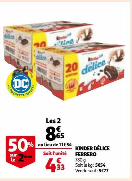 KINDER DÉLICE FERRERO