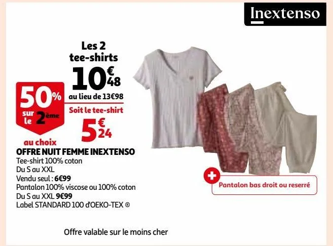 offre nuit femme inextenso