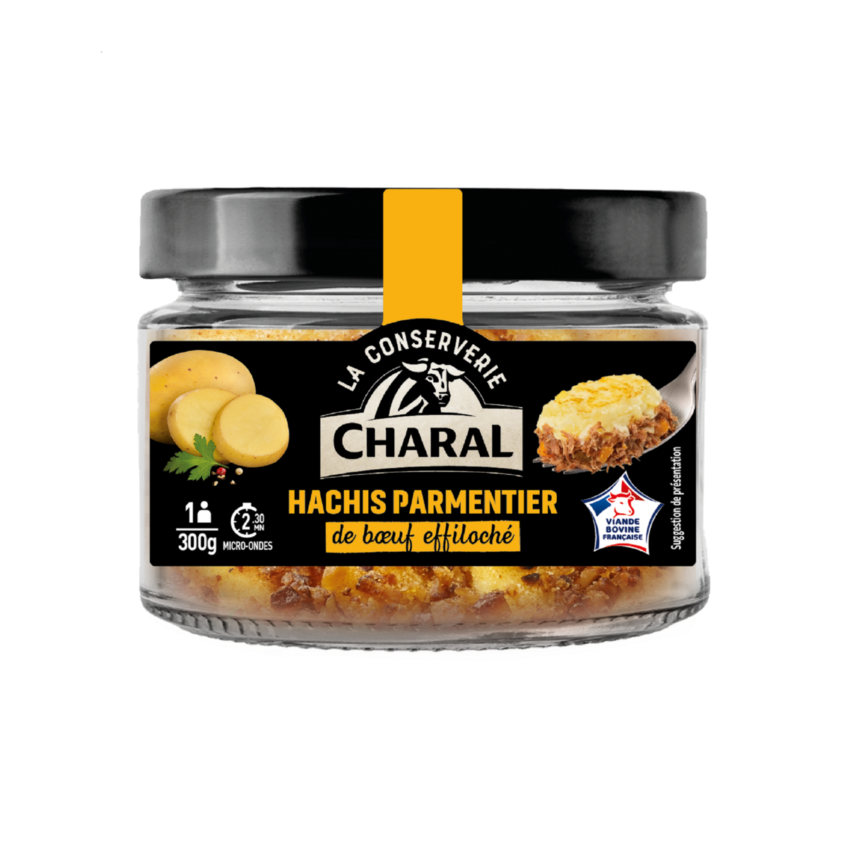 HACHIS PARMENTIER DE BOEUF EFFILOCHÉ CHARAL