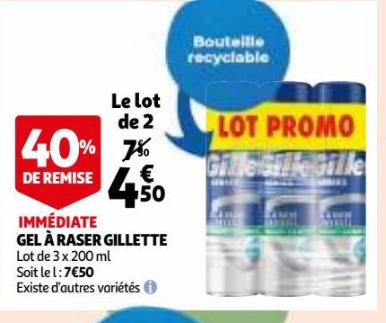 GEL À RASER GILLETTE