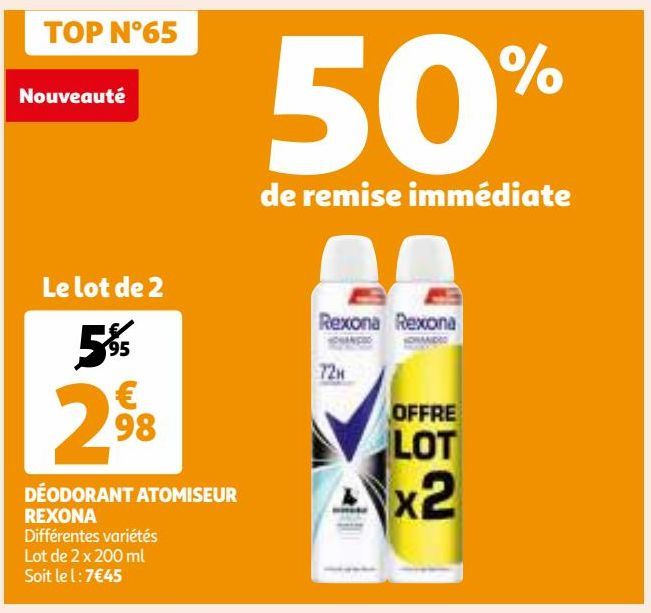 DÉODORANT ATOMISEUR REXONA