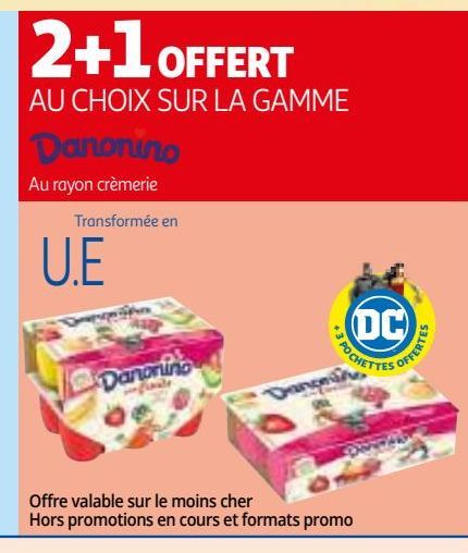 2+1 OFFERT AU CHOIX SUR LA GAMME