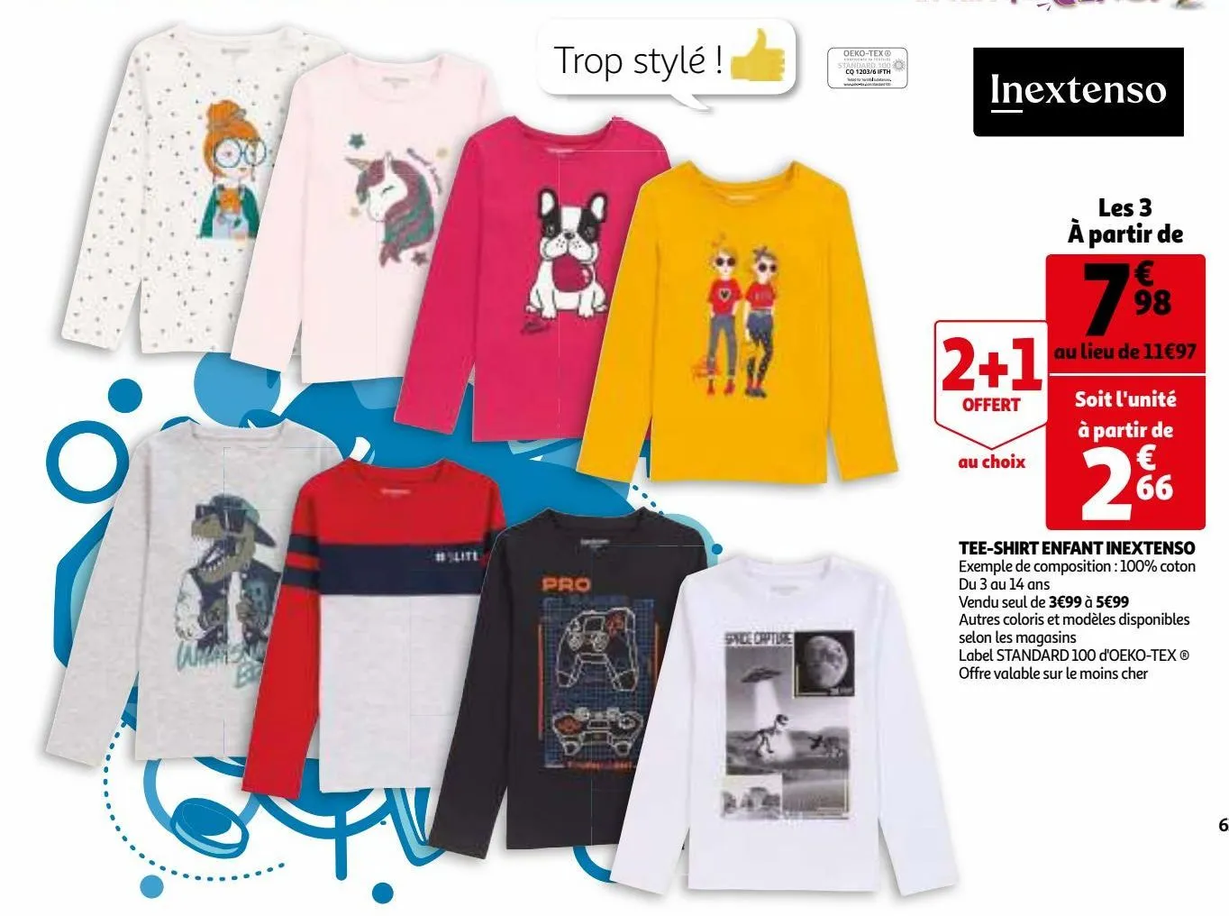 tee-shirt enfant inextenso