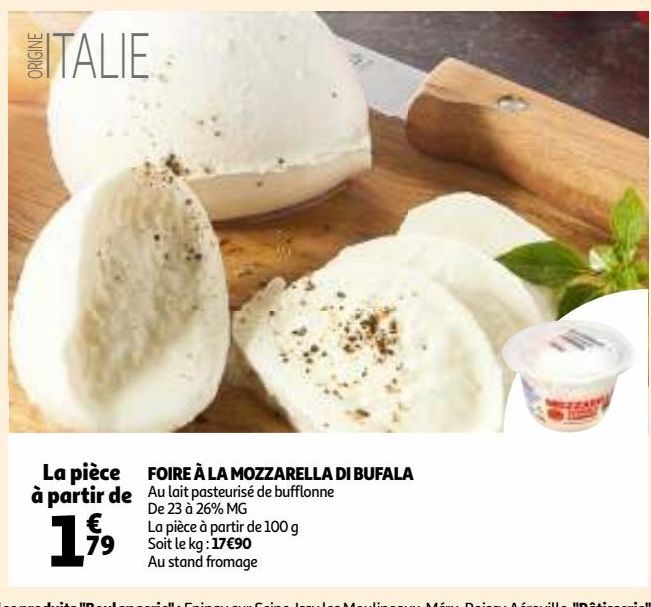 FOIRE À LA MOZZARELLA DI BUFALA