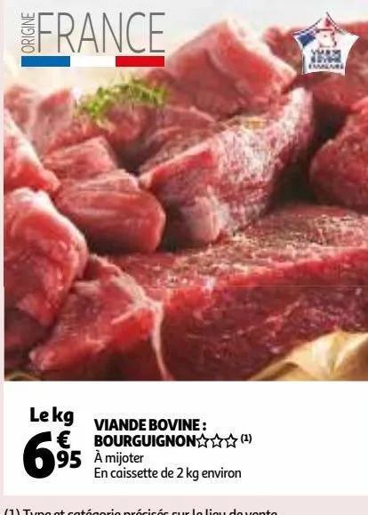 viande bovine : bourguignon §§§ 