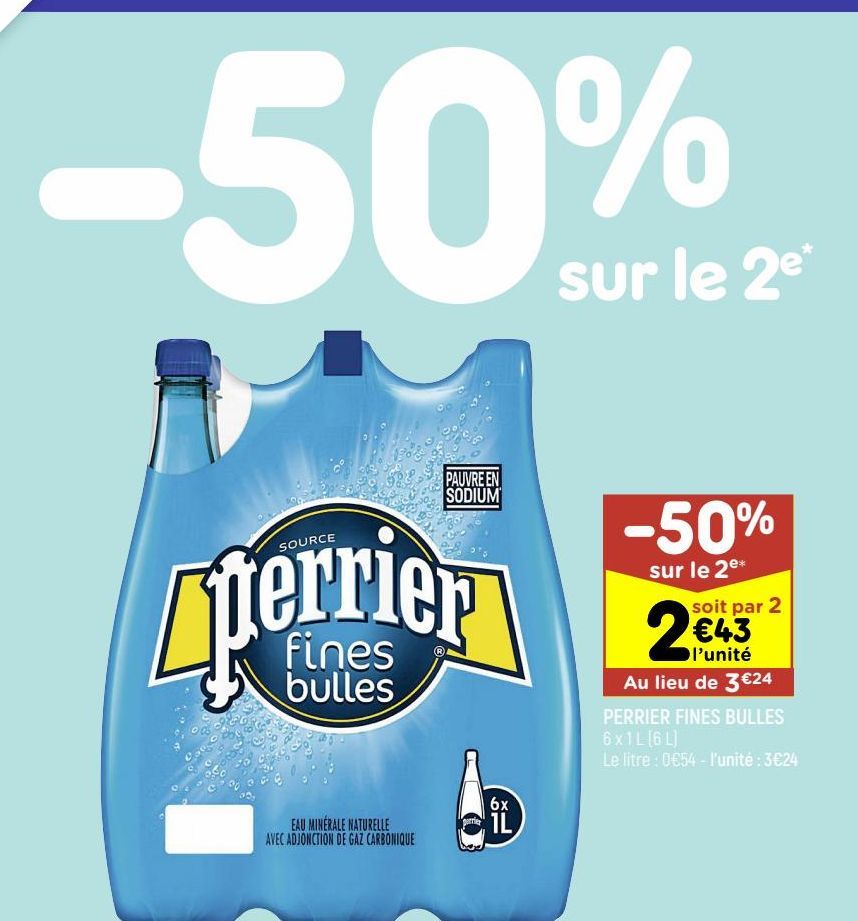 Perrier fines bulles