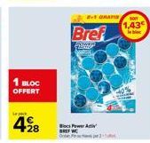 1 BLOC OFFERT  Lezeck  428  Bref  Power Art BREF W  2-1 GRATIS  1,43 