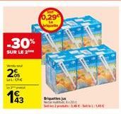 -30%  SUR LE 2  Wend  2%  UALIDIC  193  0,29  rique  Briquettes  ALEC LE 