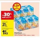 -30%  sur le 2  wend  2%  ualidic  193  0,29  rique  briquettes  alec le 