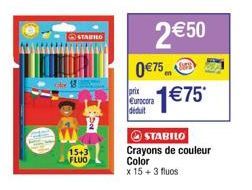 crayons de couleur stabilo