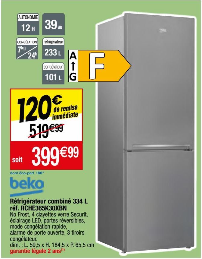 réfrigérateur Beko