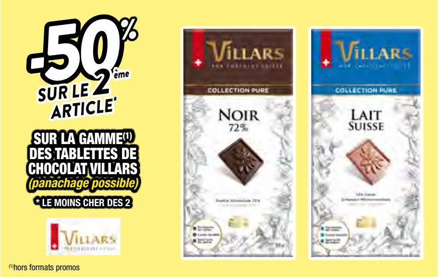 chocolats Villars