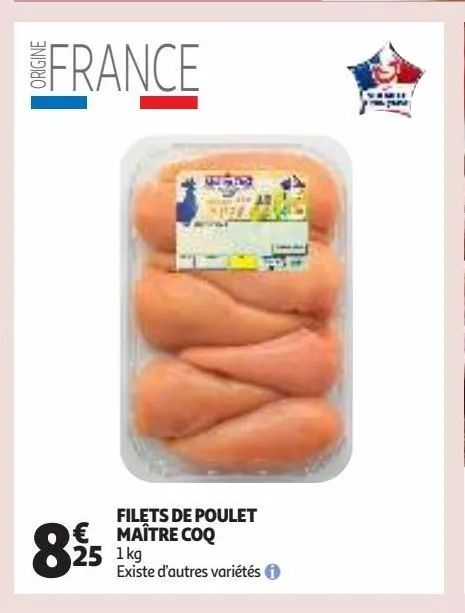 filets de poulet maître coq