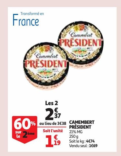 Camembert President